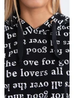 Sada s potlačou čierna