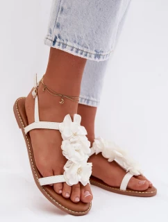 Dámské sandály Ploché S  Bílé model 21961030 - Boto