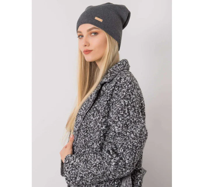 Dámská čepice JK CZ 30 model 16175365 tmavě šedá - FPrice Dámská čepice JK CZ 30 model 16175365 tmavě šedá - FPrice