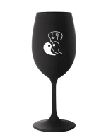 69 - černá sklenice na víno 350 ml 69 - černá sklenice na víno 350 ml