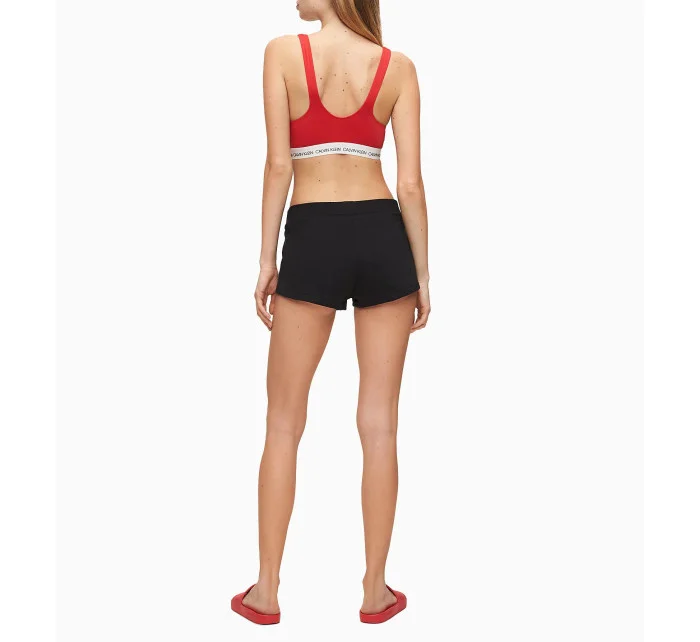 Dámske šortky KW0KW01004-BEH čierna - Calvin Klein Dámske šortky KW0KW01004-BEH čierna - Calvin Klein