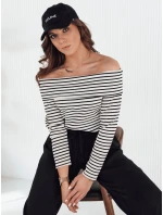 Dámská pruhovaná halenka černá Dstreet model 21972894 - FashionStreet