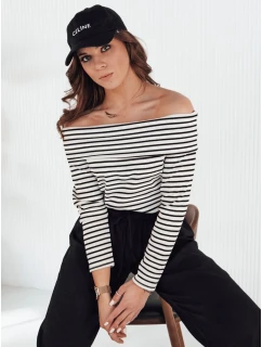 Dámská pruhovaná halenka černá Dstreet model 21972894 - FashionStreet