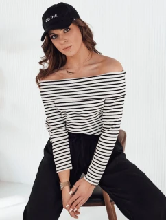 Dámská pruhovaná halenka černá Dstreet model 21972894 - FashionStreet