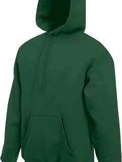 Fruit of the Loom Classic Hooded Sweat Mikina s kapucňou 16.2208 fľašovo zelená