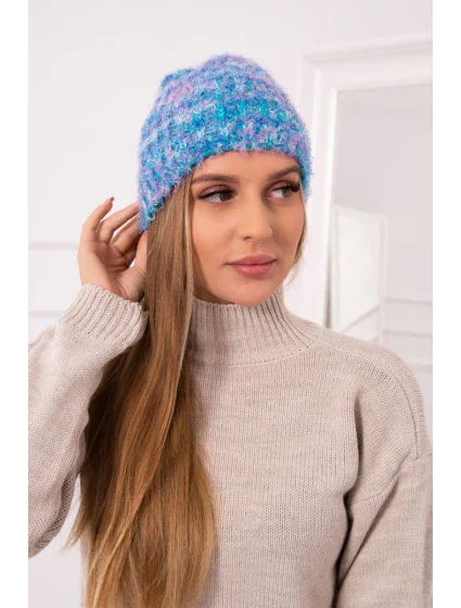 Dámská čepice tyrkysová model 18751423 - K-Fashion Dámská čepice tyrkysová model 18751423 - K-Fashion