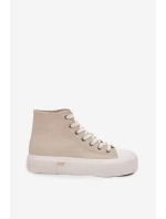 Dámské tenisky Na platformě model 21714392 ISLA WOMEN MID Béžové - Lee