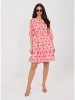 Šaty D74516M30485B koralová