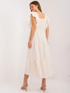 Sukienka DHJ SK model 19905062 jasny beżowy - FPrice