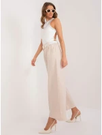 Spodnie DHJ SP model 20095062 jasny beżowy - FPrice Spodnie DHJ SP model 20095062 jasny beżowy - FPrice