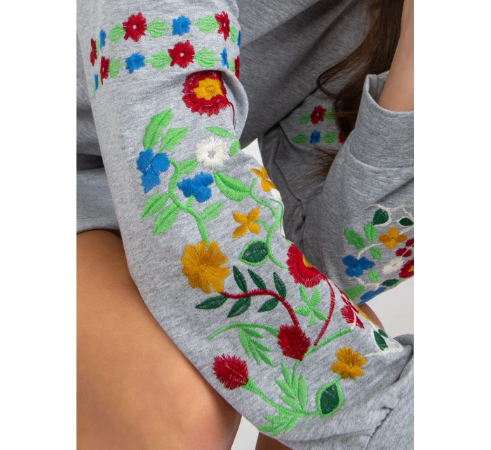 Šaty MB SK 8023.26 sivé