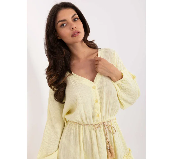 Šaty MI SK A5079.27 svetložltá