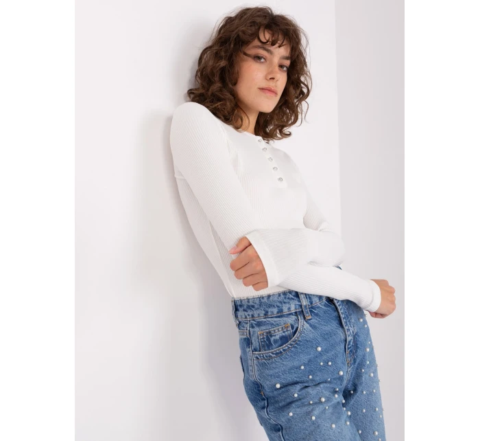 Bluzka RV BZ model 19011852 ecru - FPrice Bluzka RV BZ model 19011852 ecru - FPrice