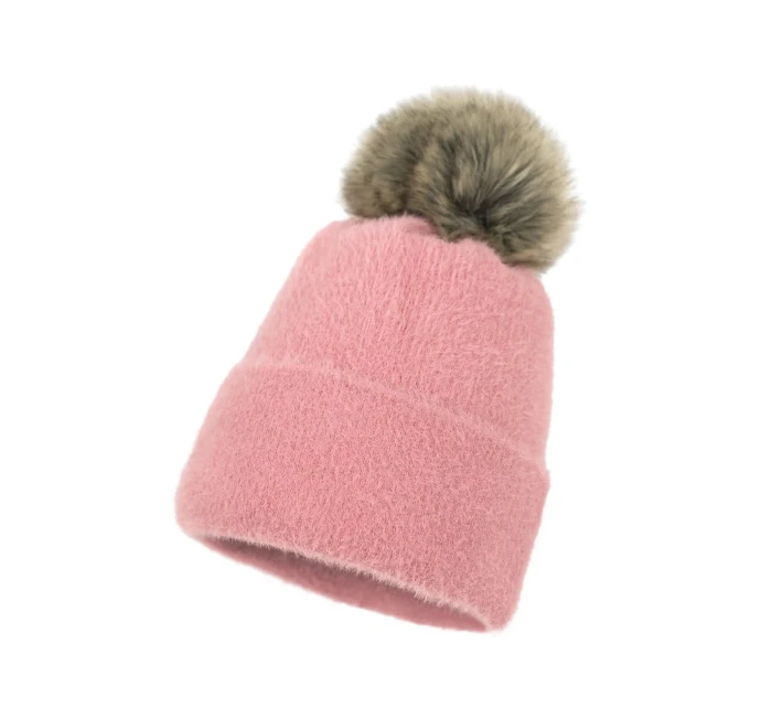 Ružová čiapka Soft Fluff - Art of Polo