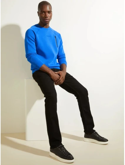 Pánska mikina U1YA22FL03P - G7K7 - Svetlá modrá - Guess