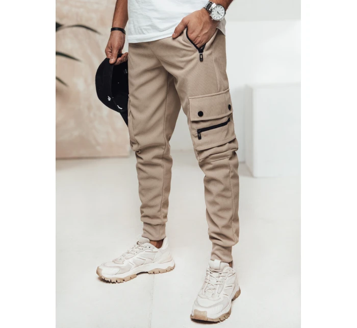 Pánské kalhoty cargo béžové Dstreet model 21982795 - FashionStreet
