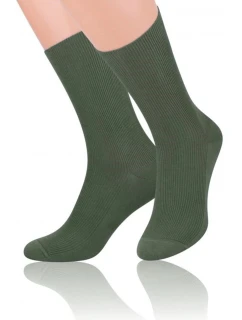 Pánske ponožky 018 olivové - Steven