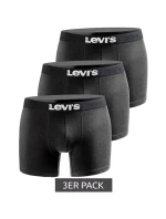 Pánske boxerky Levi's 3-Pack Black Cotton