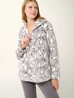 Vamp - Župan na zips s potlačou zajačika 21457 - Vamp