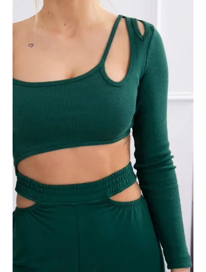 Souprava s halenkou zelená Souprava s halenkou zelená