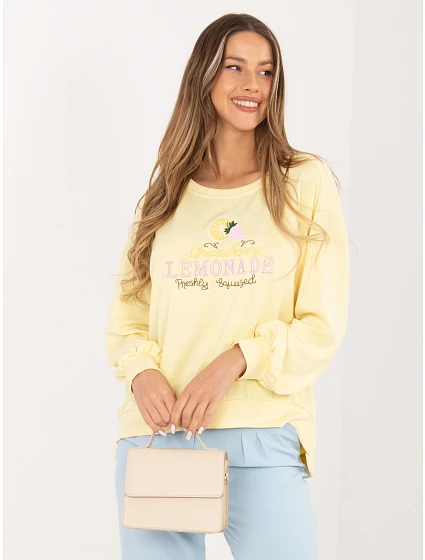 RV BL mikina A1218.11P svetložltá