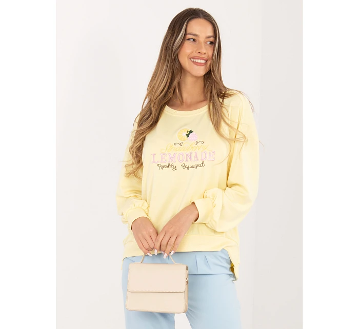 RV BL mikina A1218.11P svetložltá