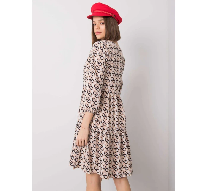 Šaty WN SK R821 1.65 svetlo béžová
