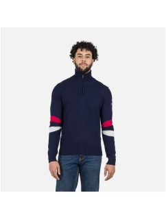 Signature model 21452143 Knit svetr tmavě modrý - Rossignol