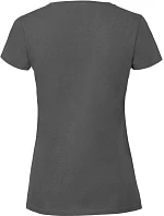 Fruit of the Loom Lady-Fit Iconic 195 T Dámske tričko z hrubej bavlny 16.1424 light graphite Fruit of the Loom Lady-Fit Iconic 195 T Dámske tričko z hrubej bavlny 16.1424 light graphite
