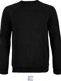 Nelson Men Pánská raglánová mikina model 22500462 deep black - NEOBLU
