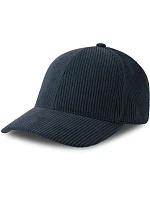 6 panelová manšestrová kšiltovka navy model 22478949 - Atlantis Headwear
