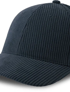 6 panelová manšestrová kšiltovka navy model 22478949 - Atlantis Headwear