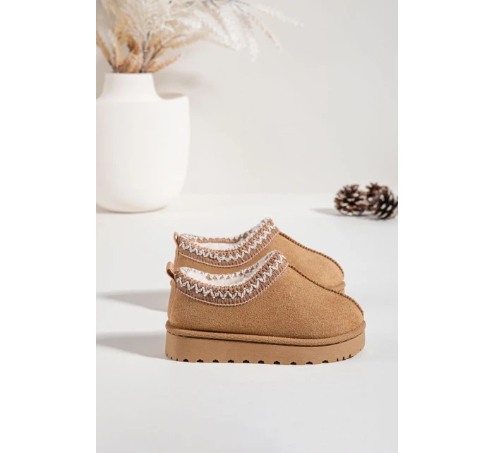 Śniegowce Dziecięce Z Haftem Camel Prina