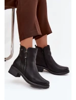 Dámské kotníkové boty na klínu s Černé model 21712131 - EVENTO Dámské kotníkové boty na klínu s Černé model 21712131 - EVENTO
