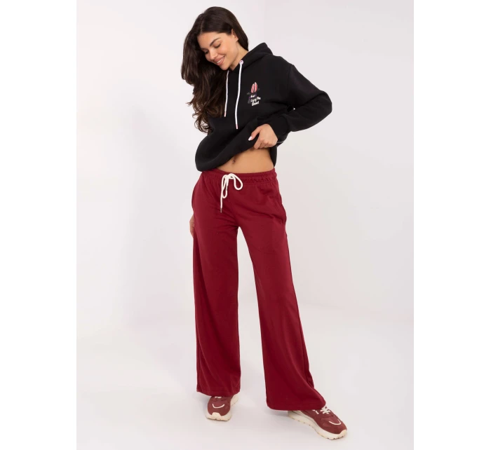 Spodnie dresowe RV DR model 21378630 bordowy - FPrice