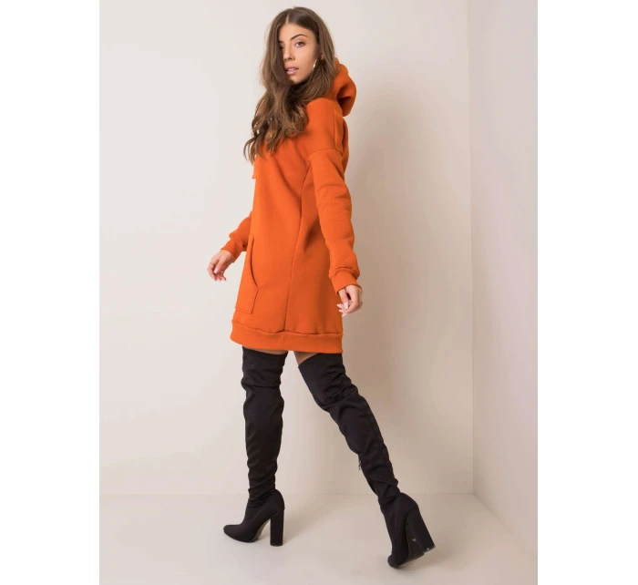 Šaty RV SK 5833.97P tmavo oranžové