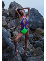 Rozžiarené jednodielne plavky Playa Norte - Obsessive