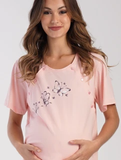 Dámska tehotenská nočná košeľa Butterfly