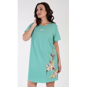 Dámska nočná košeľa s krátkym rukávom Alena
