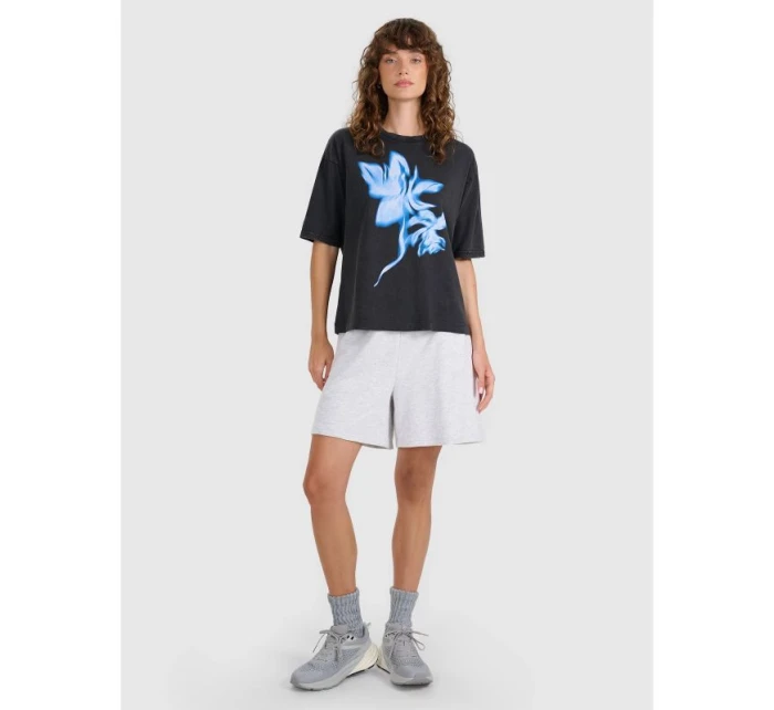 Dámské tričko oversize s potiskem model 21436876 - 4F Dámské tričko oversize s potiskem model 21436876 - 4F