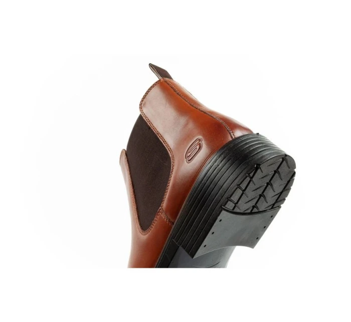 Pánské boty  boots leather brown model 21813737 - Skechers