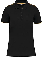 271 Dámské pracovní piqué polo "DaytoDay" model 22423849 black/yellow - WK 271 Dámské pracovní piqué polo "DaytoDay" model 22423849 black/yellow - WK