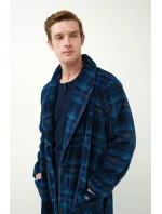 Vamp - Pánsky kockovaný župan 21628 - Vamp Vamp - Pánsky kockovaný župan 21628 - Vamp