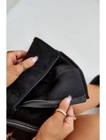 Dámske členkové topánky na nízkom podpätku s prackami Black Zudra