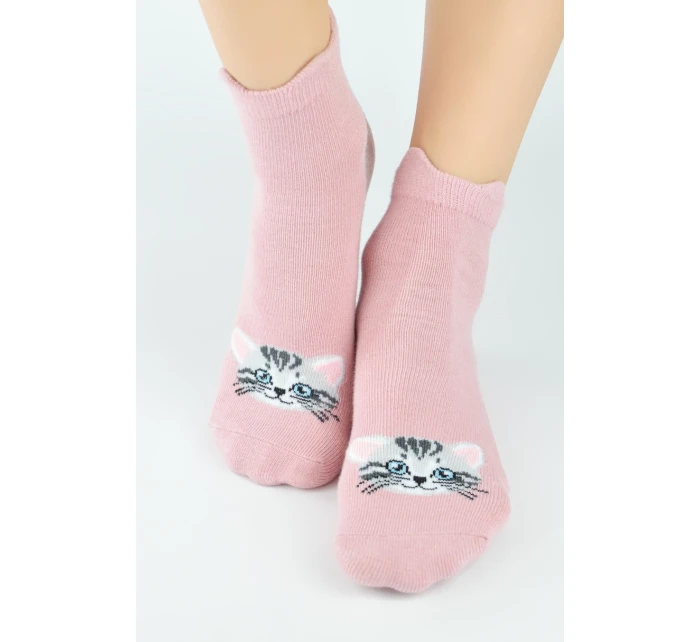 BAVLNENÉ PONOŽKY SO SILIKÓNOM SB009 DIEVČATÁ BAVLNENÉ PONOŽKY SO SILIKÓNOM SB009 DIEVČATÁ