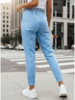 Dámske látkové nohavice ERLON modré FashionStreet UY2028 Dámske látkové nohavice ERLON modré FashionStreet UY2028