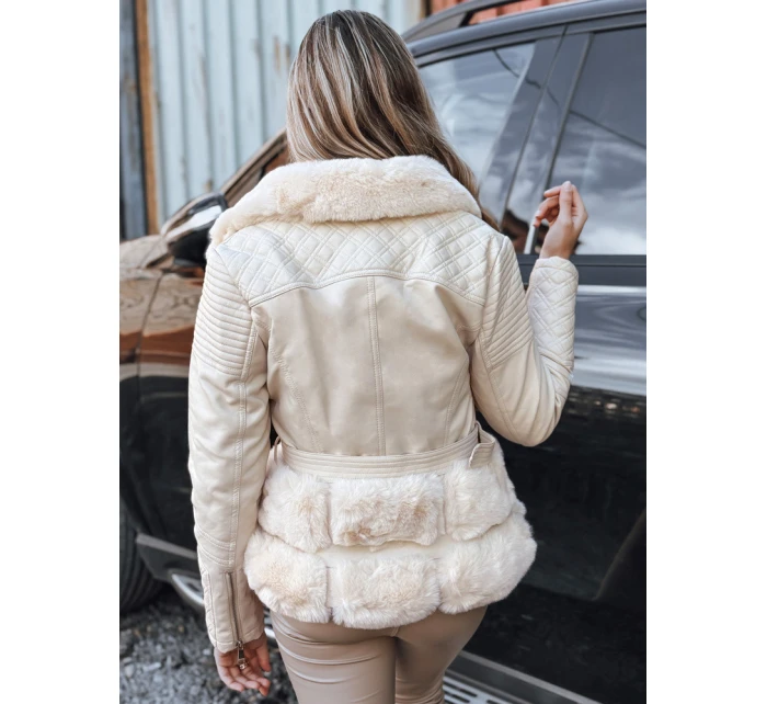 Dámská kožená bunda ramones s kožešinou Dstreet model 21993397 - FashionStreet