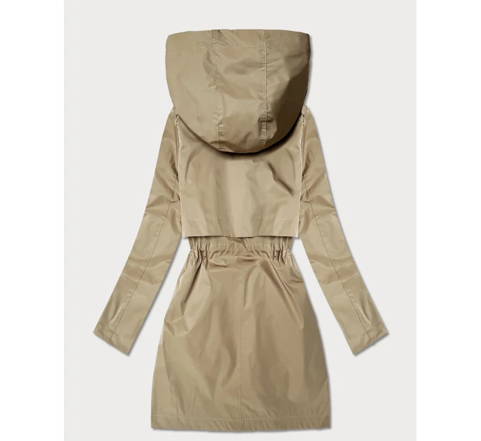 Dobre vyzerajúca bunda s béžovými odleskami (B8521-12)