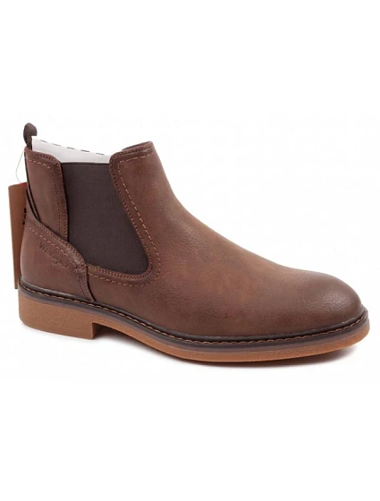 Wrangler – pánska obuv, členkové topánky Toby, elegantné, módne, bez šnurovania Wrangler – pánska obuv, členkové topánky Toby, elegantné, módne, bez šnurovania