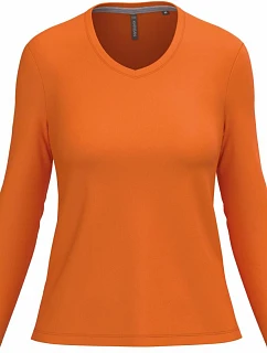 K 382 Dámské tričko do V s dl. rukávem model 22508389 orange - Kariban